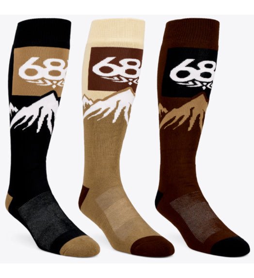 686 Snow Caps 3-Pack Snow Socks - The Snowboard Shop