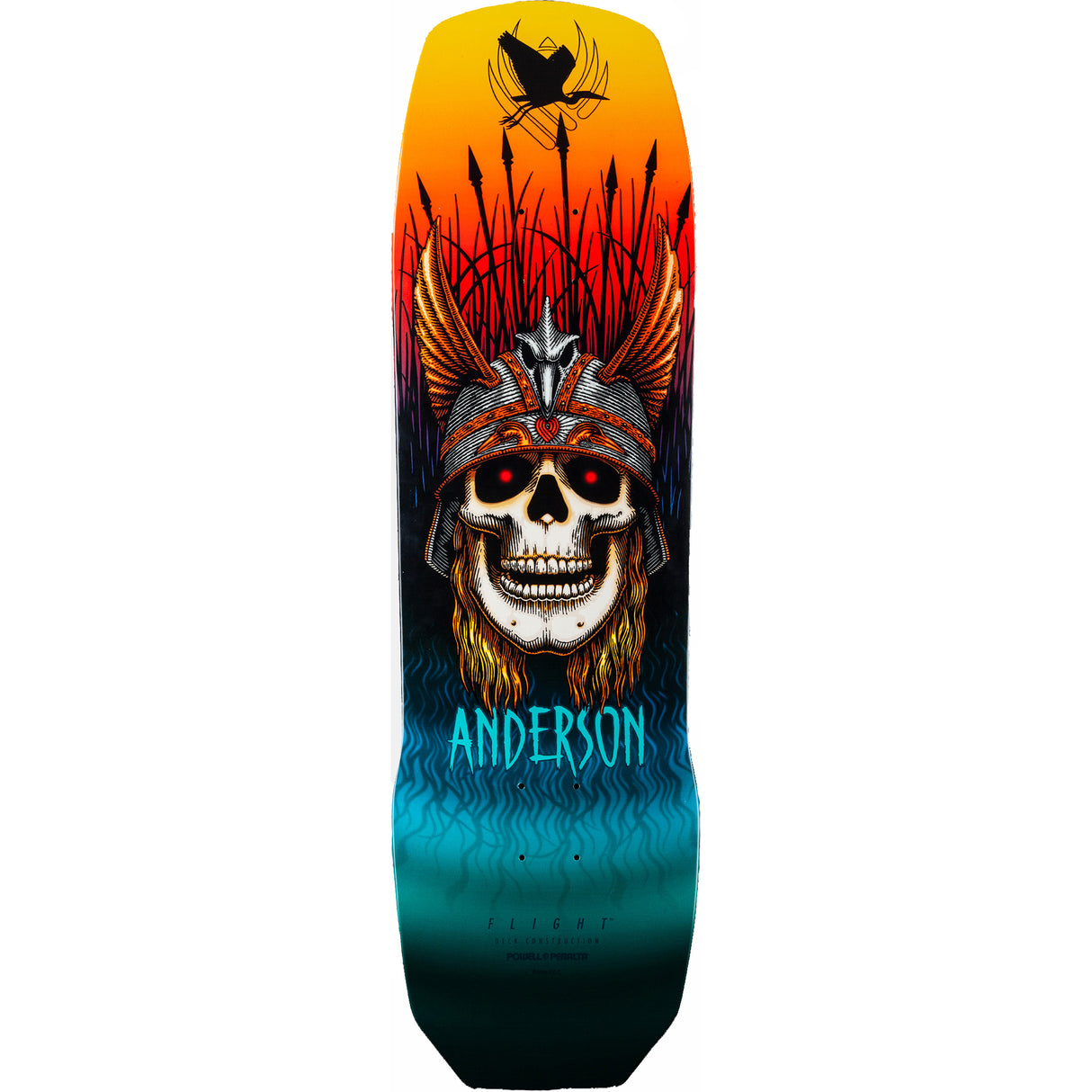 Powell Peralta Andy Anderson Heron Skull Deck - 9.13"