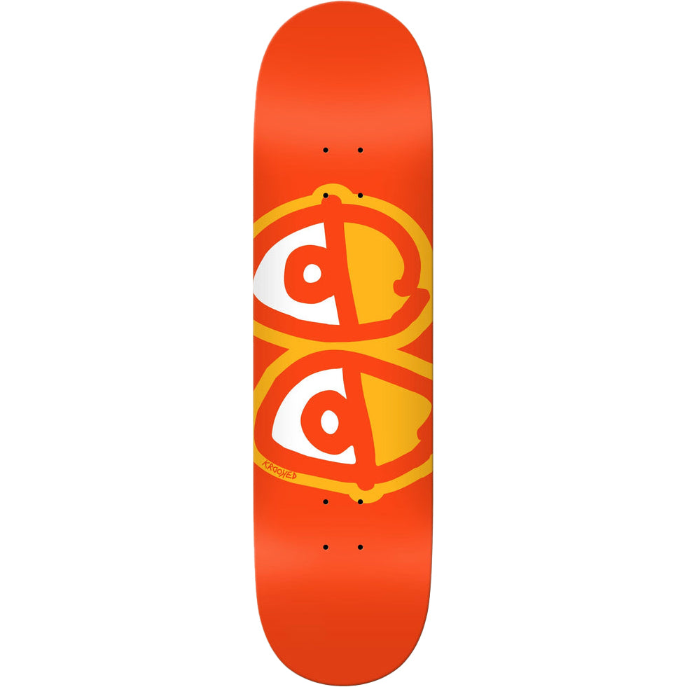 Krooked 'Eyes' Orange Deck
