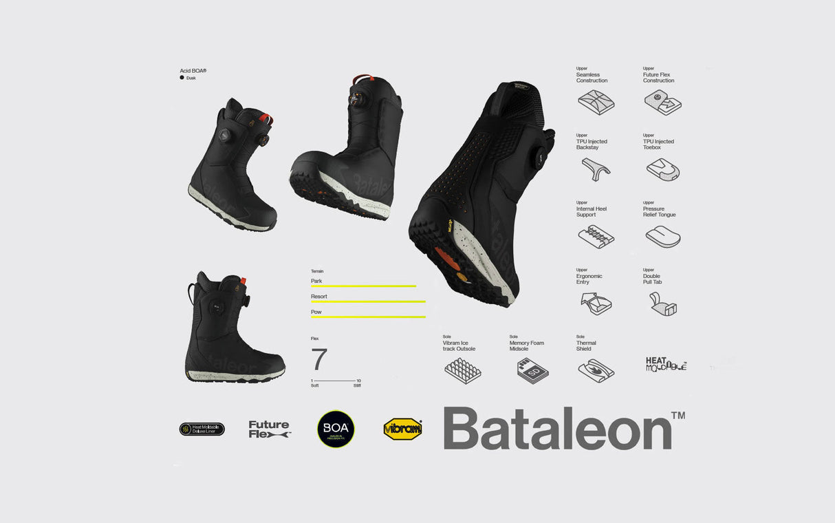 Bataleon Acid BOA Snowboard Boots 2025 - The Snowboard Shop
