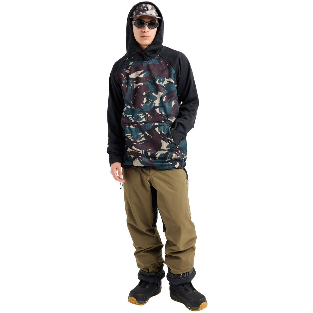 Burton Crown Weatherproof Riding Pullover Hoodie - The Snowboard Shop