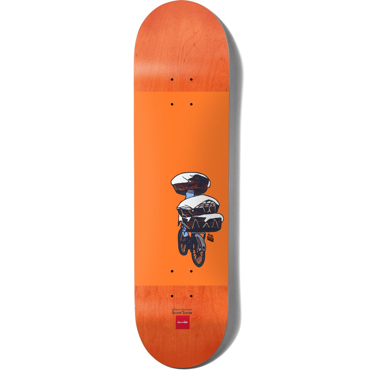 Chocolate Cada Dia Jordan Trahan Deck - 8" - The Snowboard Shop
