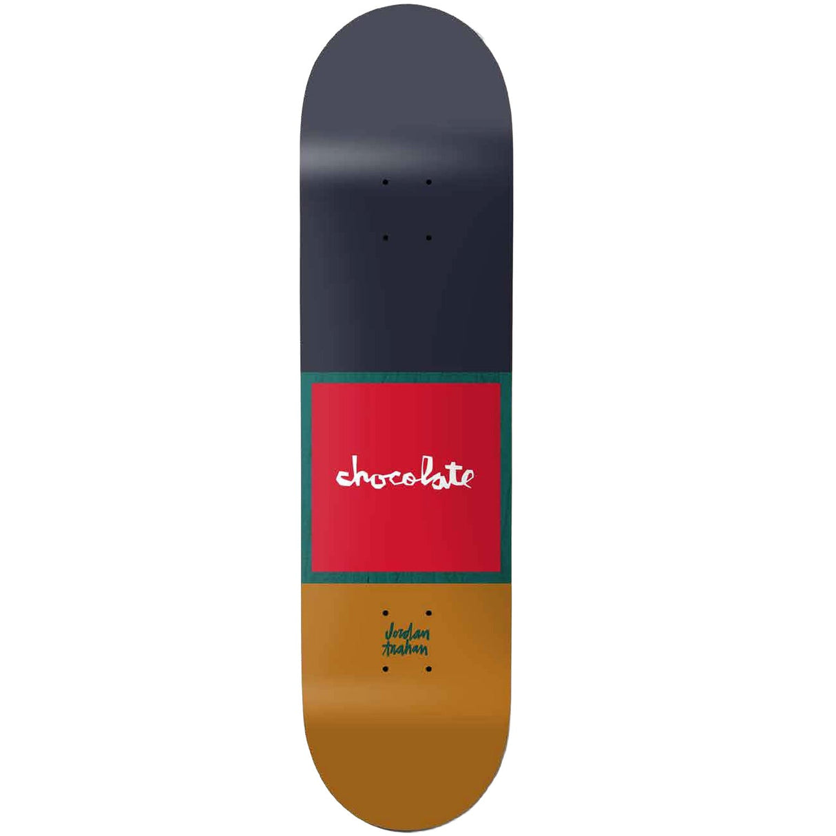 Chocolate Red Square Jordan Trahan Deck - 8.375" - The Snowboard Shop