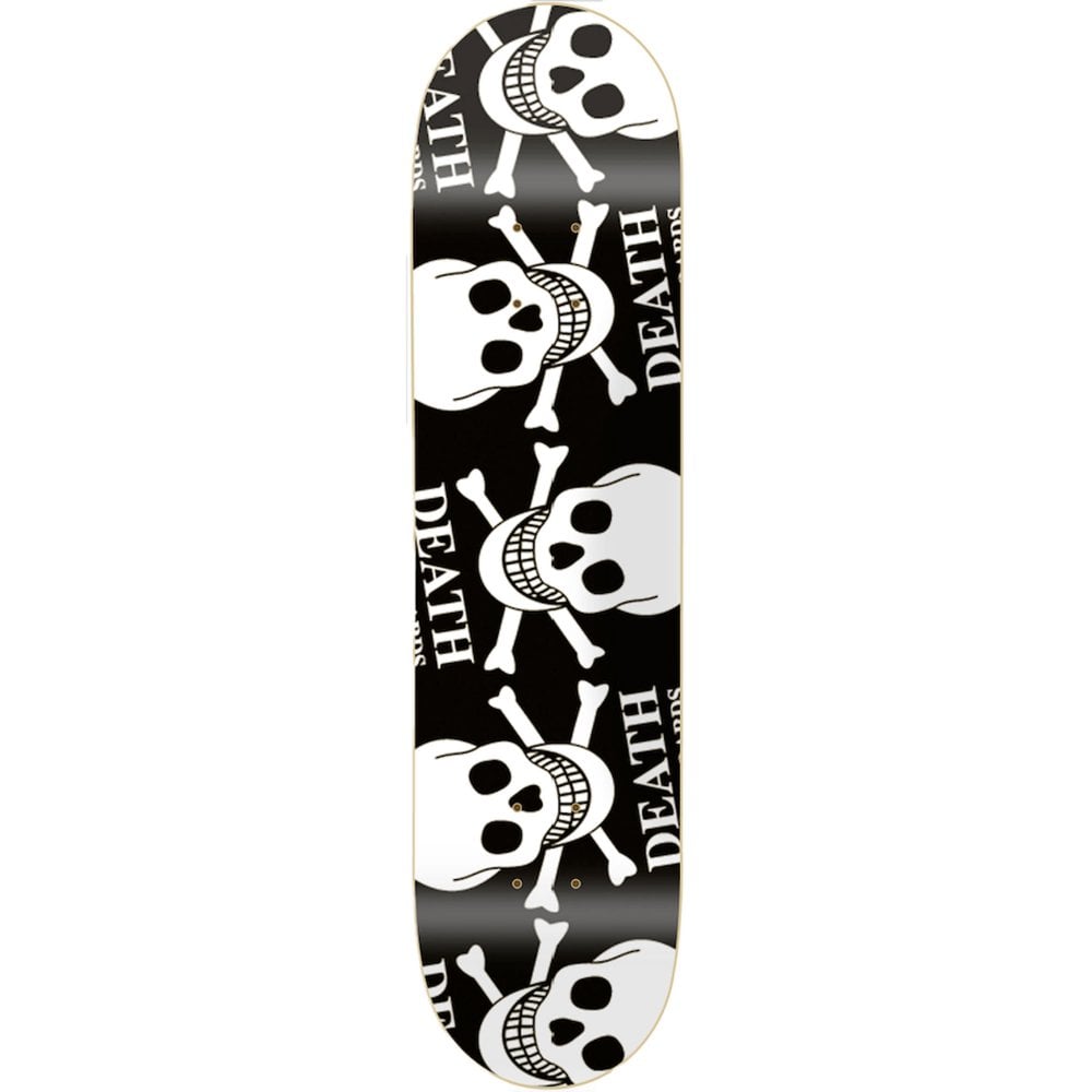 Death Alternate Skull Black Deck - The Snowboard Shop