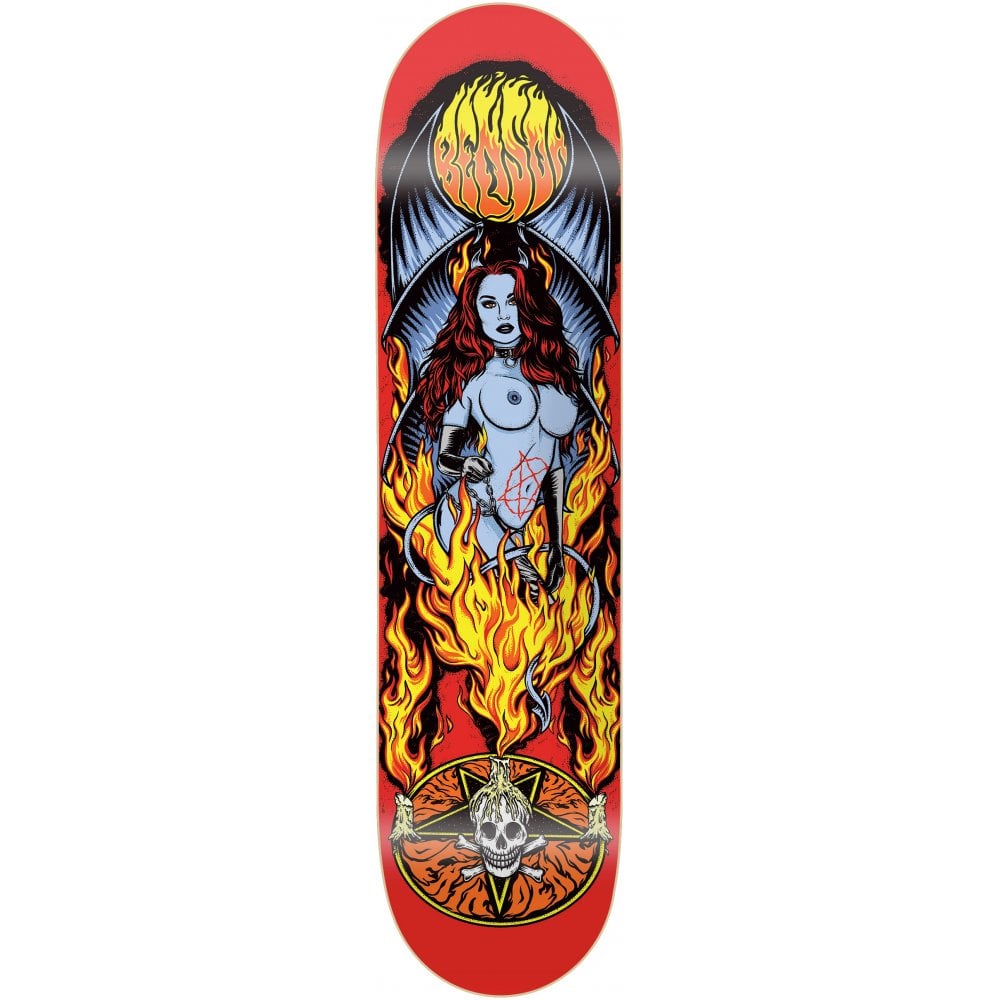 Death Benson 'Devil Women' Deck - 8.5" - The Snowboard Shop