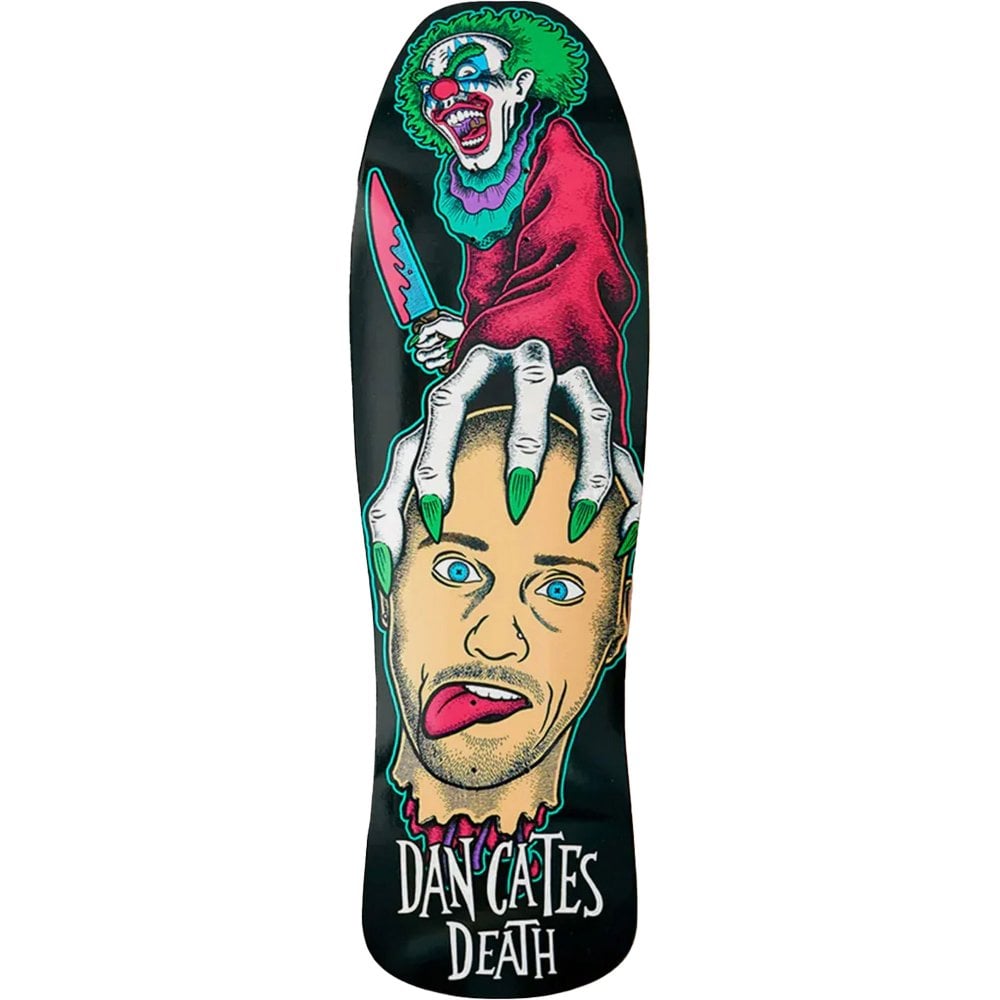 Death Killer Clown Dan Cates Deck - 9.375" - The Snowboard Shop