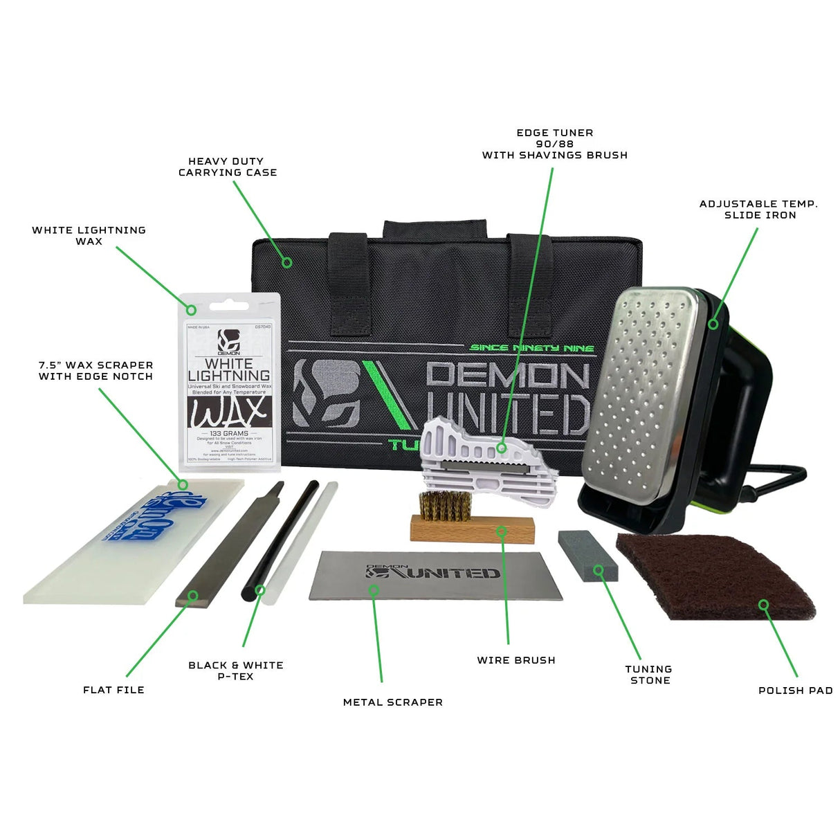 Demon Complete Wax & Tune Kit - The Snowboard Shop