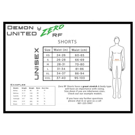 Demon Zero RF D3O Protection Shorts - The Snowboard Shop