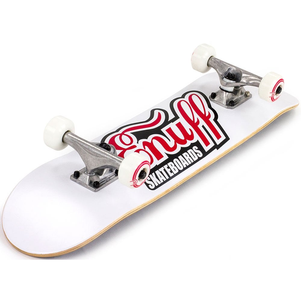 Enuff Classic Logo White Mini Complete Skateboard - 7.25" - The Snowboard Shop