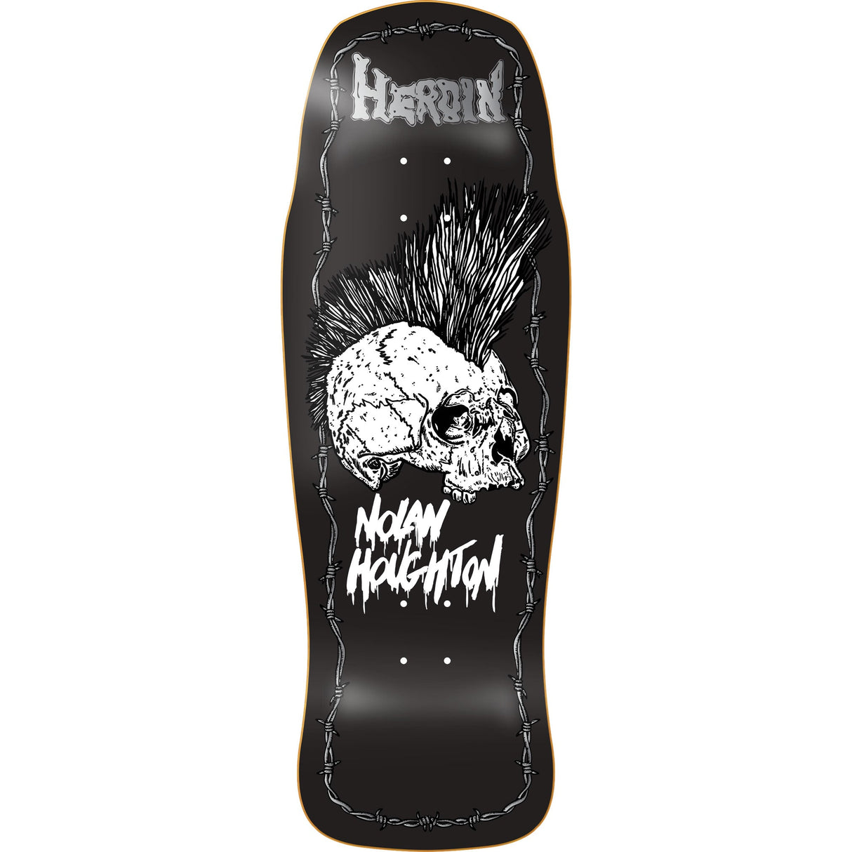 Heroin Nolan Punk Skull Deck - The Snowboard Shop