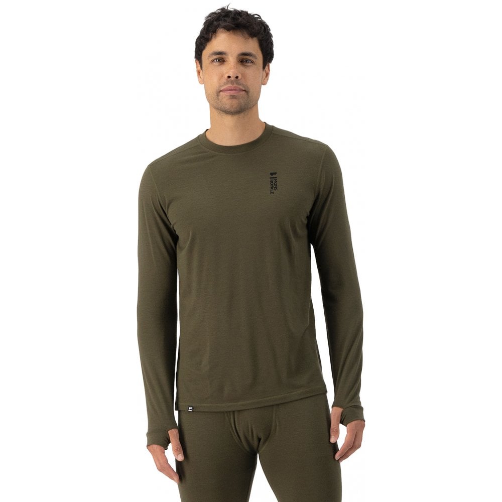 Mons Royale Cascade Flex 200 Crew Base Layer - The Snowboard Shop