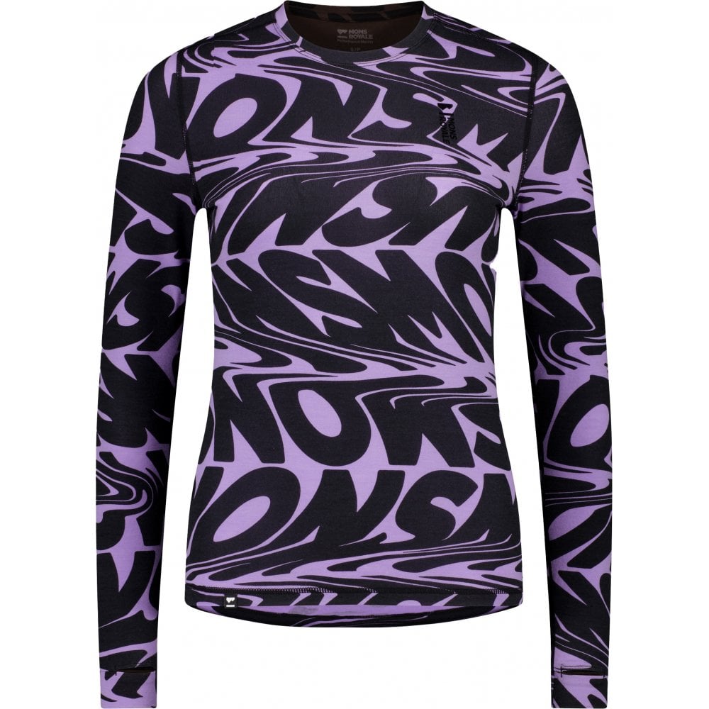 Mons Royale Cascade Flex 200 Women's Crew Base Layer - The Snowboard Shop