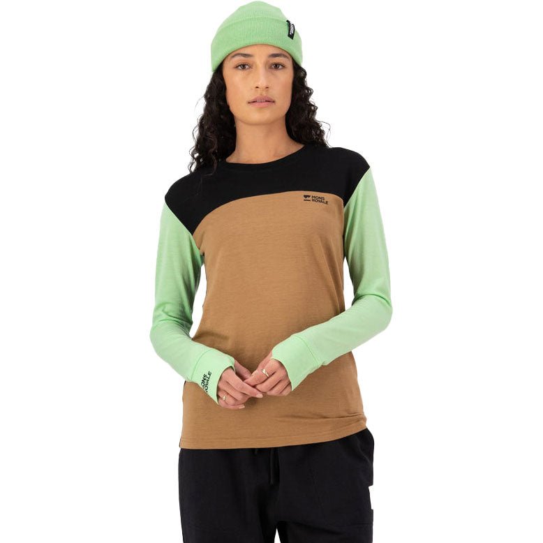 Mons Royale Women's Yotei Crew Base Layer - The Snowboard Shop