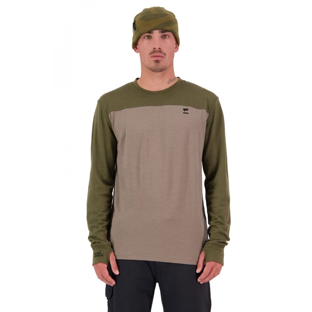 Mons Royale Yotei Crew Base Layer - The Snowboard Shop