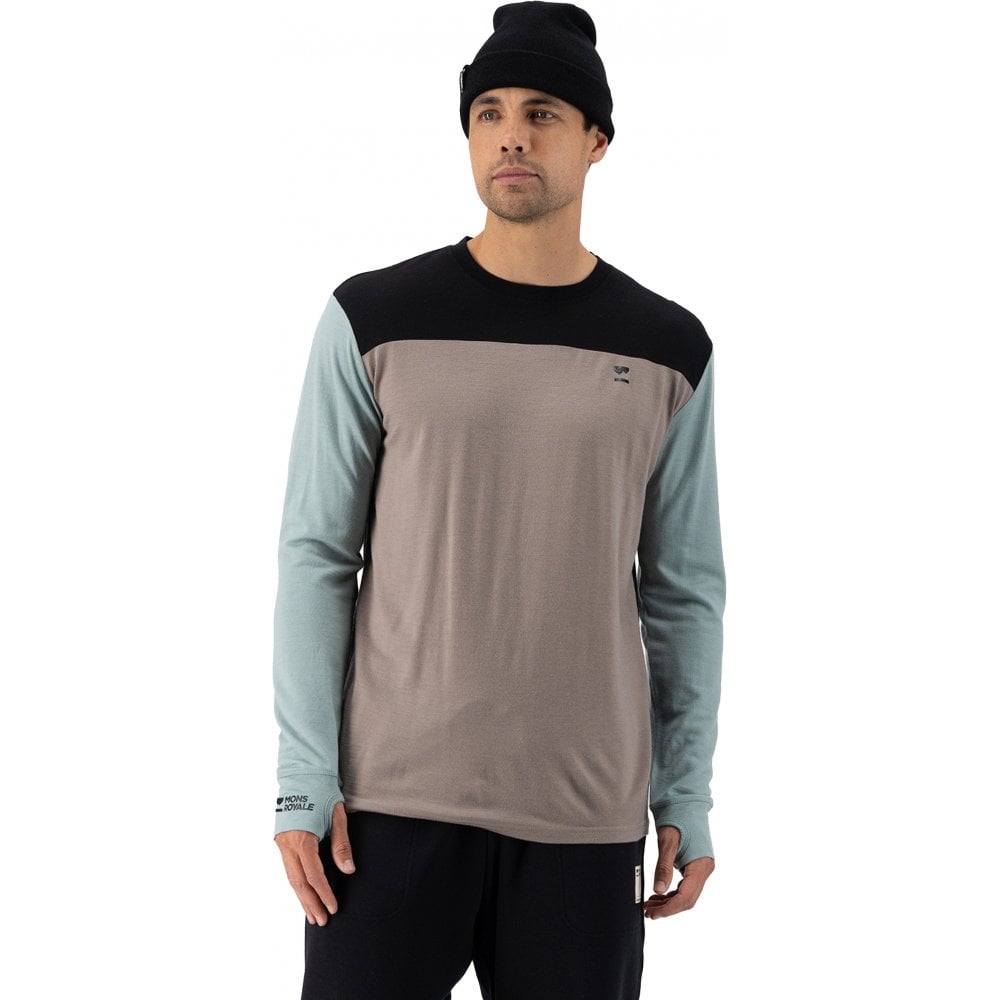 Mons Royale Yotei Crew Base Layer - The Snowboard Shop