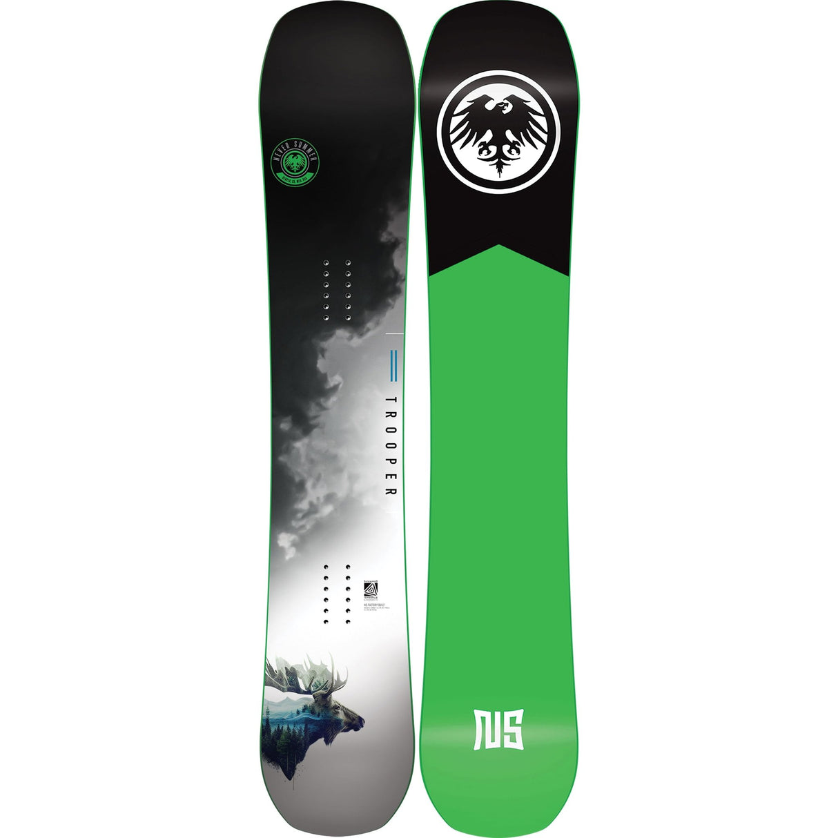 Never Summer Trooper Wide Snowboard 2026 - The Snowboard Shop