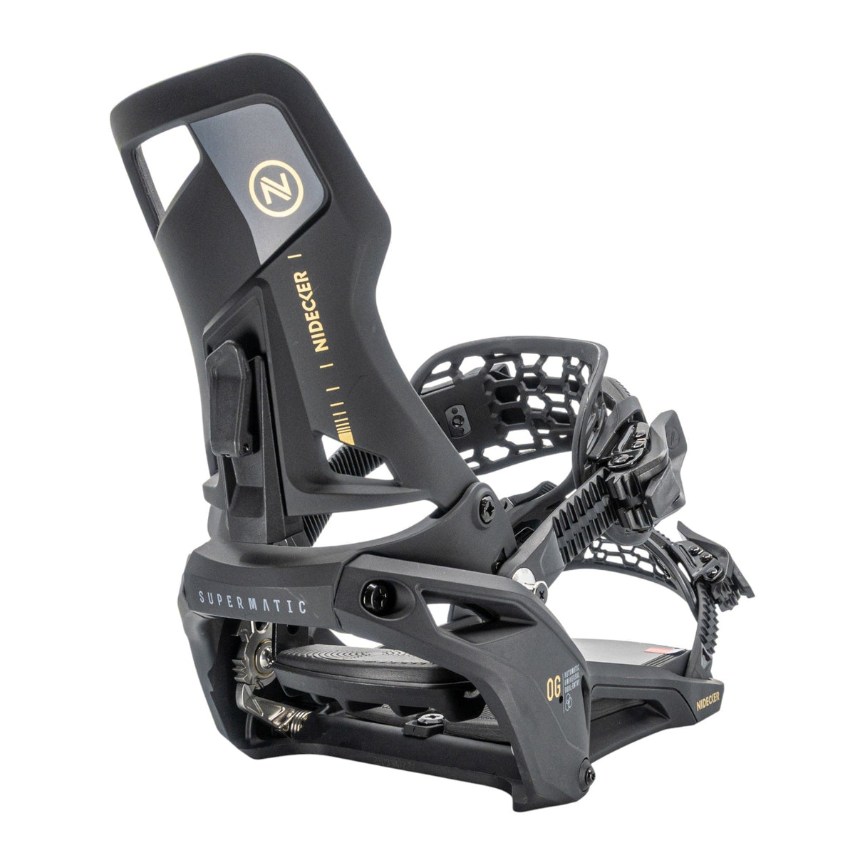Nidecker Supermatic OG Snowboard Bindings 2026 - The Snowboard Shop