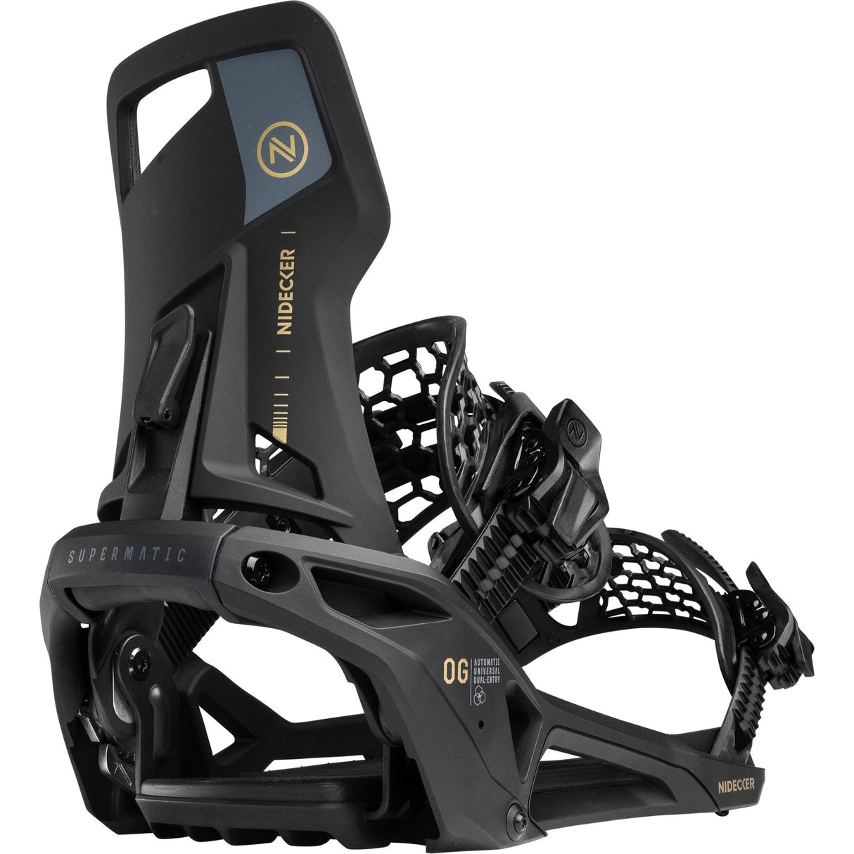 Nidecker Supermatic Snowboard Bindings 2026 - The Snowboard Shop