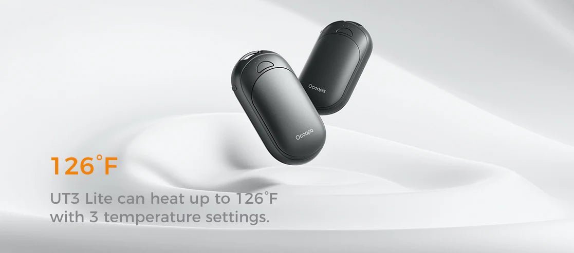 Ocoopa UT3 Lite Magnetic Rechargeable Hand Warmers - The Snowboard Shop