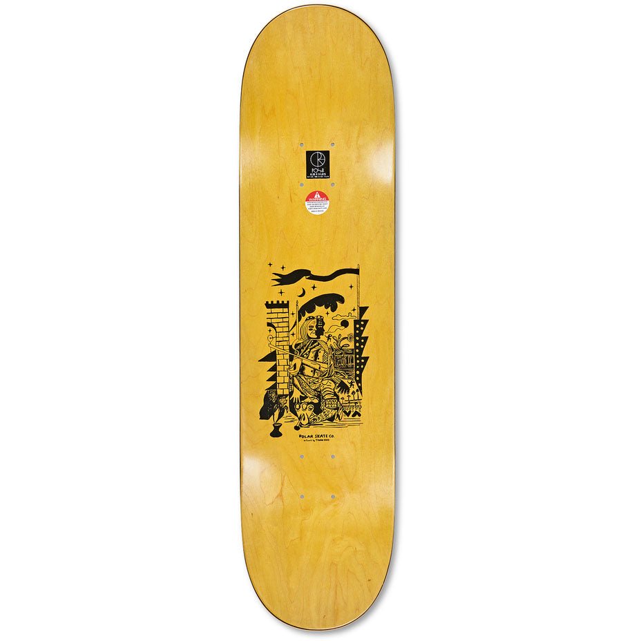 Polar Aaron Herrington Pot Demons Deck (Yellow) - 8.5" - The Snowboard Shop