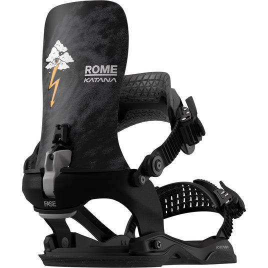 Rome Katana Pro FASE® AsymWrap™ Snowboard Bindings 2027 - The Snowboard Shop