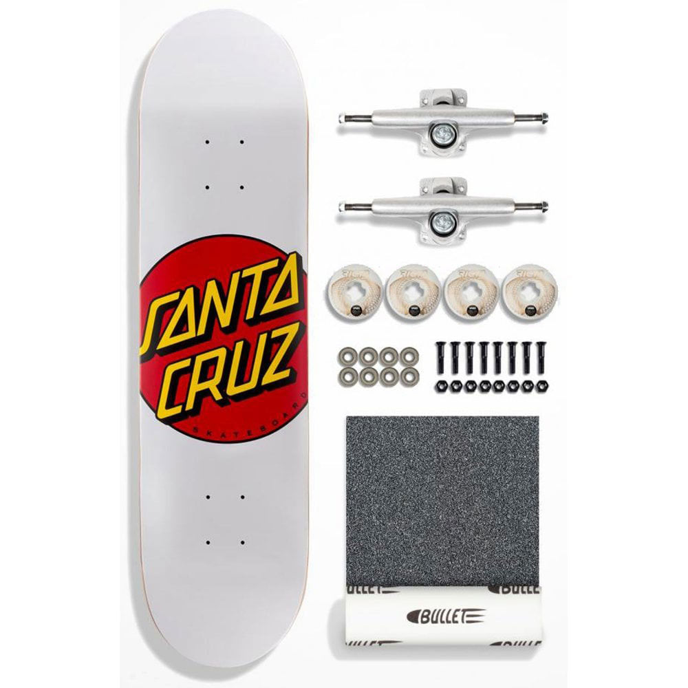 Santa Cruz Classic Dot DIY Kit Complete Skateboard - 8"