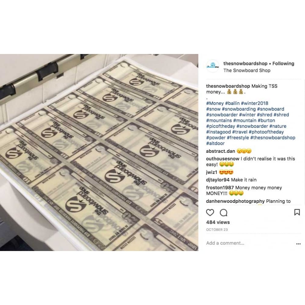 Shop Voucher - The Snowboard Shop