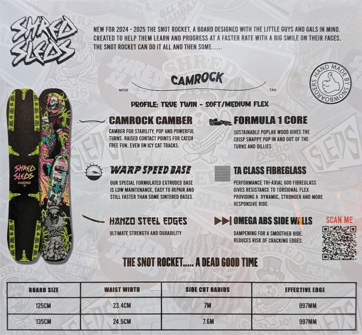 Shred Sleds Snot Rocket 2025 - The Snowboard Shop