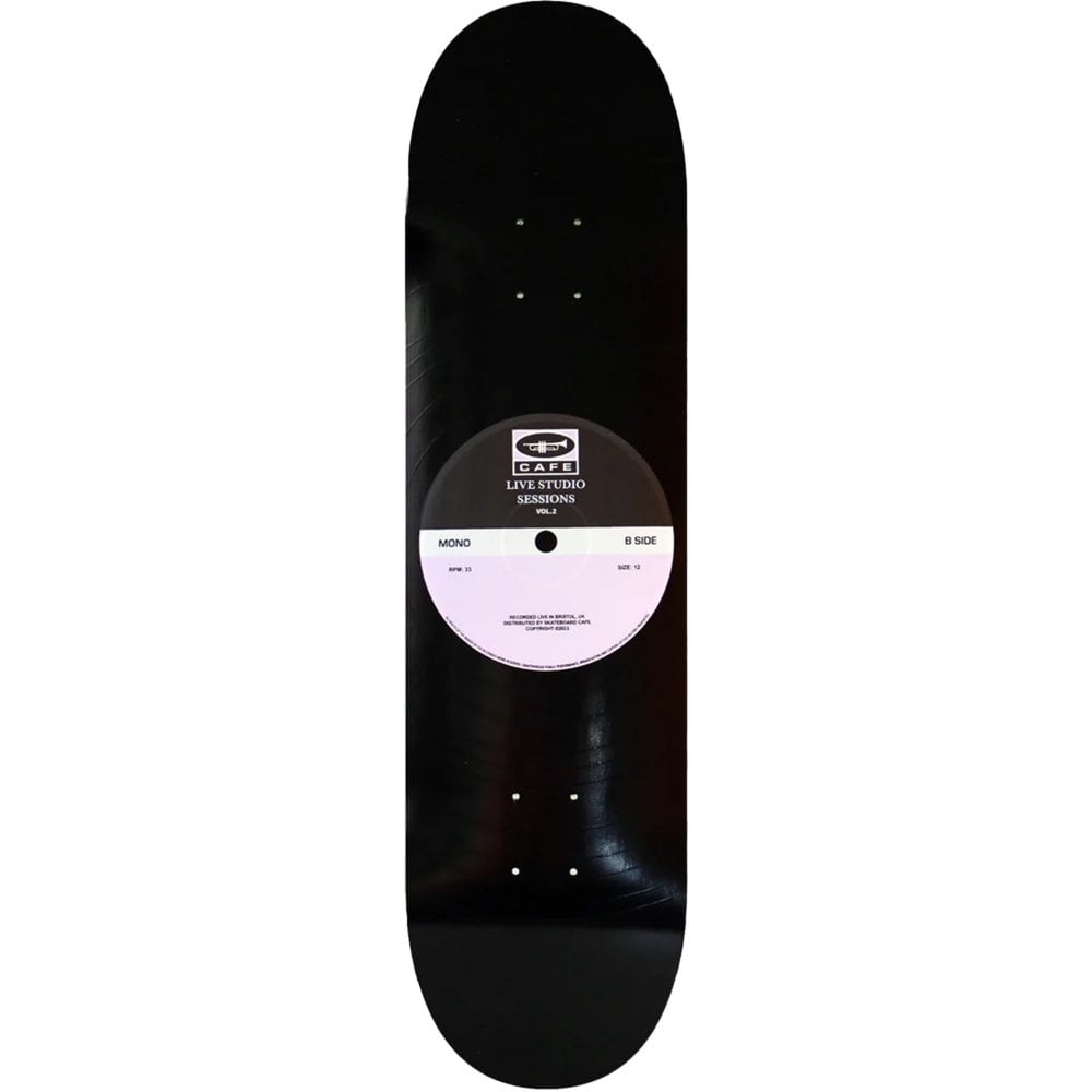 Skateboard Cafe 45 Black/Lavender Deck - 8.38" - The Snowboard Shop