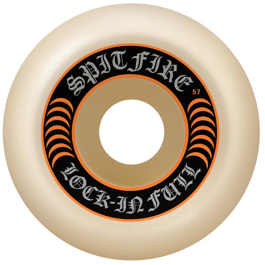 Spitfire Formula Four Lock In Full (Orange) Skateboard Wheels - The Snowboard Shop