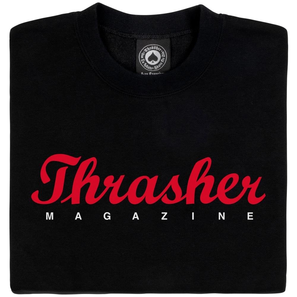 Thrasher Script Crew - The Snowboard Shop