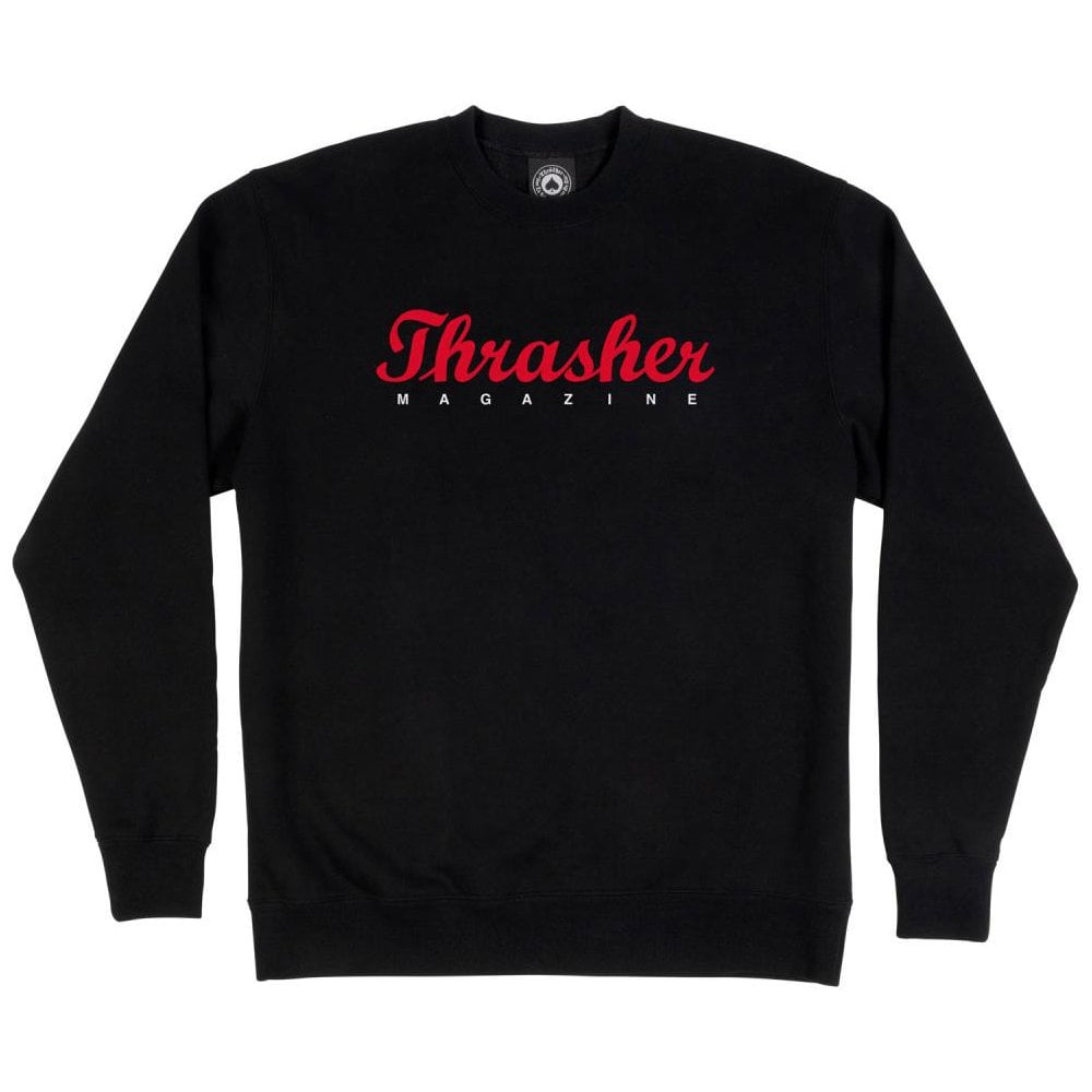 Thrasher Script Crew - The Snowboard Shop