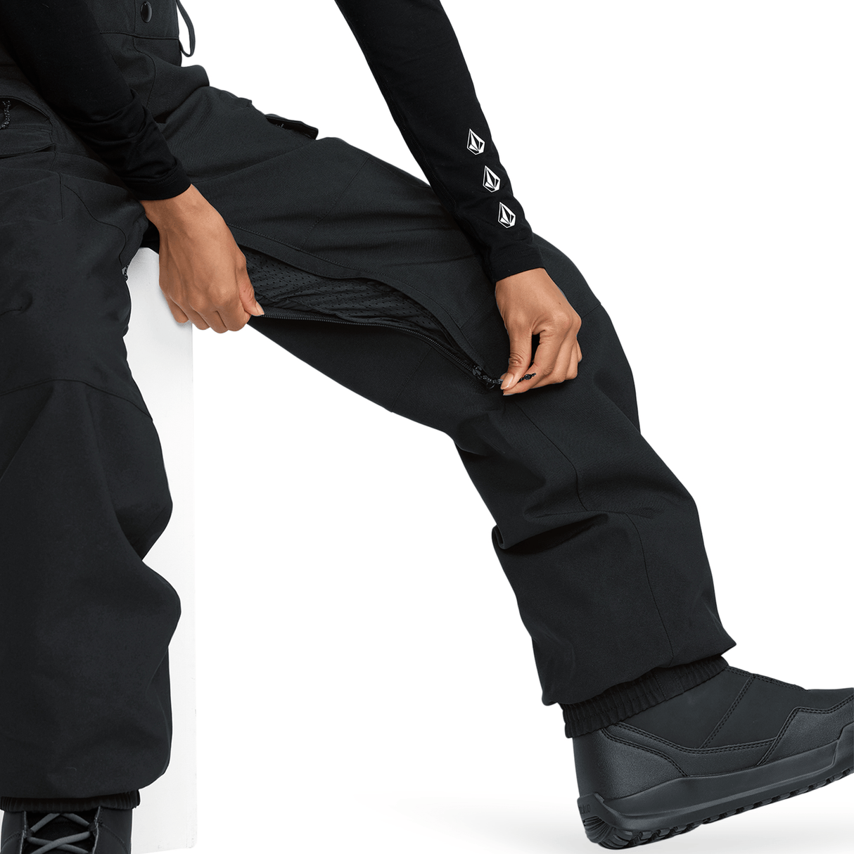Volcom Creston 3D Stretch Women's Bib Pants - The Snowboard Shop