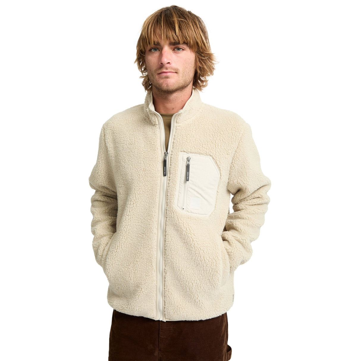 Volcom Muzzer Fuzzar Zip Fleece - The Snowboard Shop