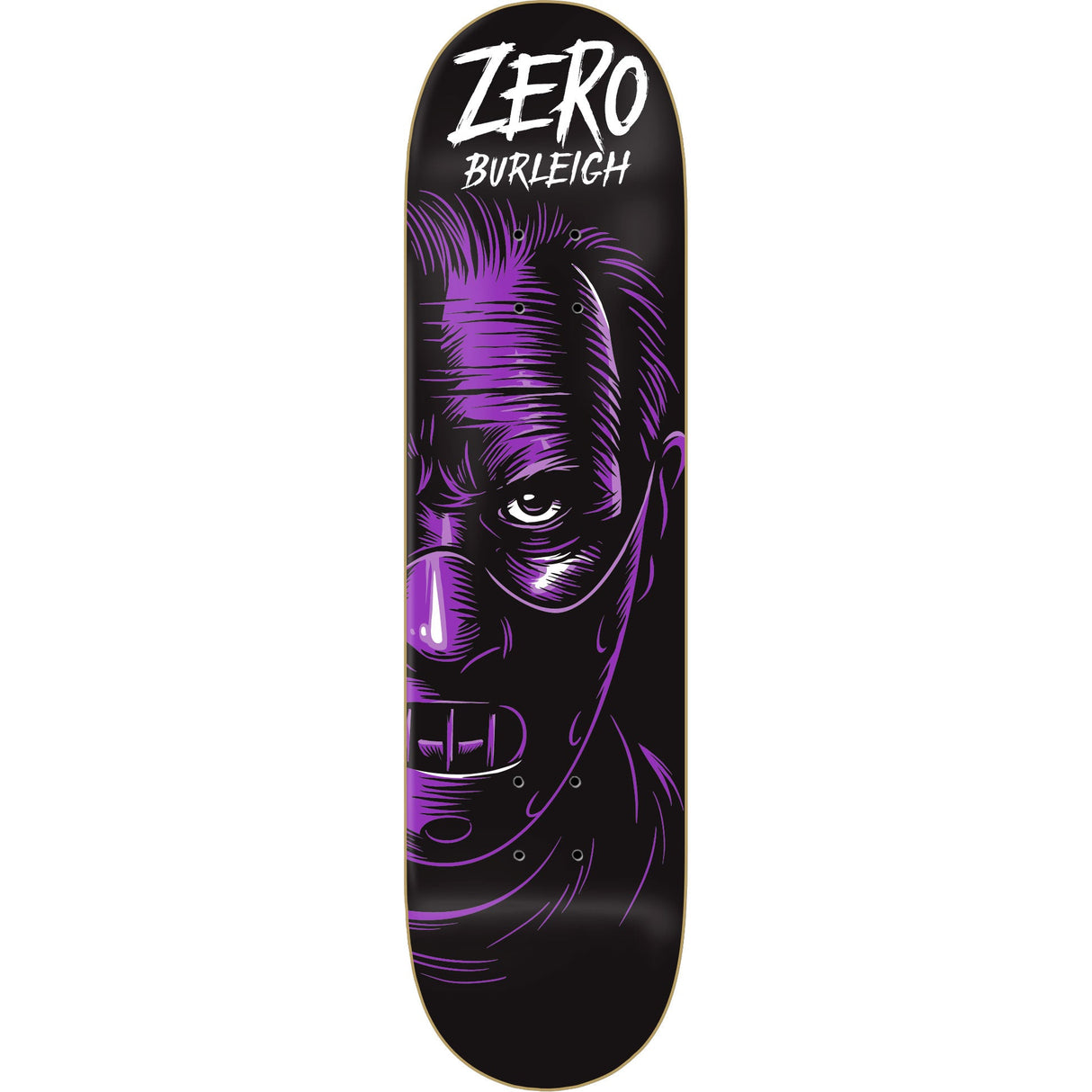 Zero Fright Night Hannibal Lector Brandon Burleigh Deck - 8.5" - The Snowboard Shop