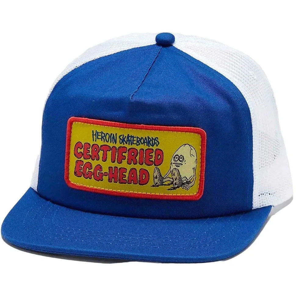 Heroin Certifried Egghead Trucker Hat