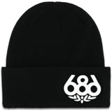 686 Big Logo Embroidered Beanie - The Snowboard Shop