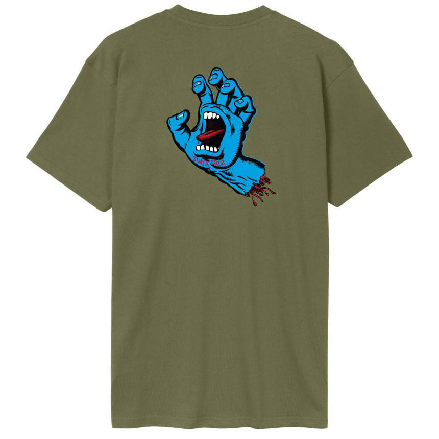 Santa Cruz Screaming Hand Chest T-Shirt