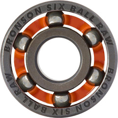 Bronson Raw 6 Ball Skateboard Bearings - The Snowboard Shop