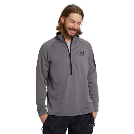 Burton [ak] Helium Grid Half - Zip Fleece - The Snowboard Shop