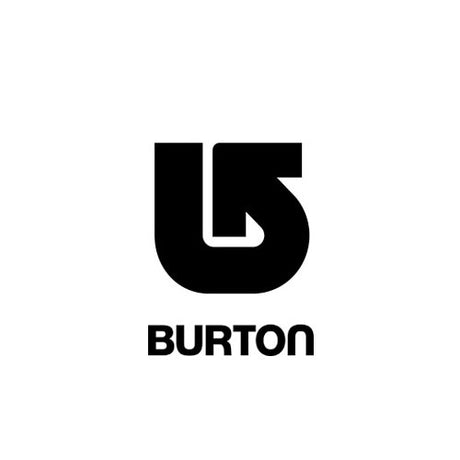 Black Burton logo on a white background