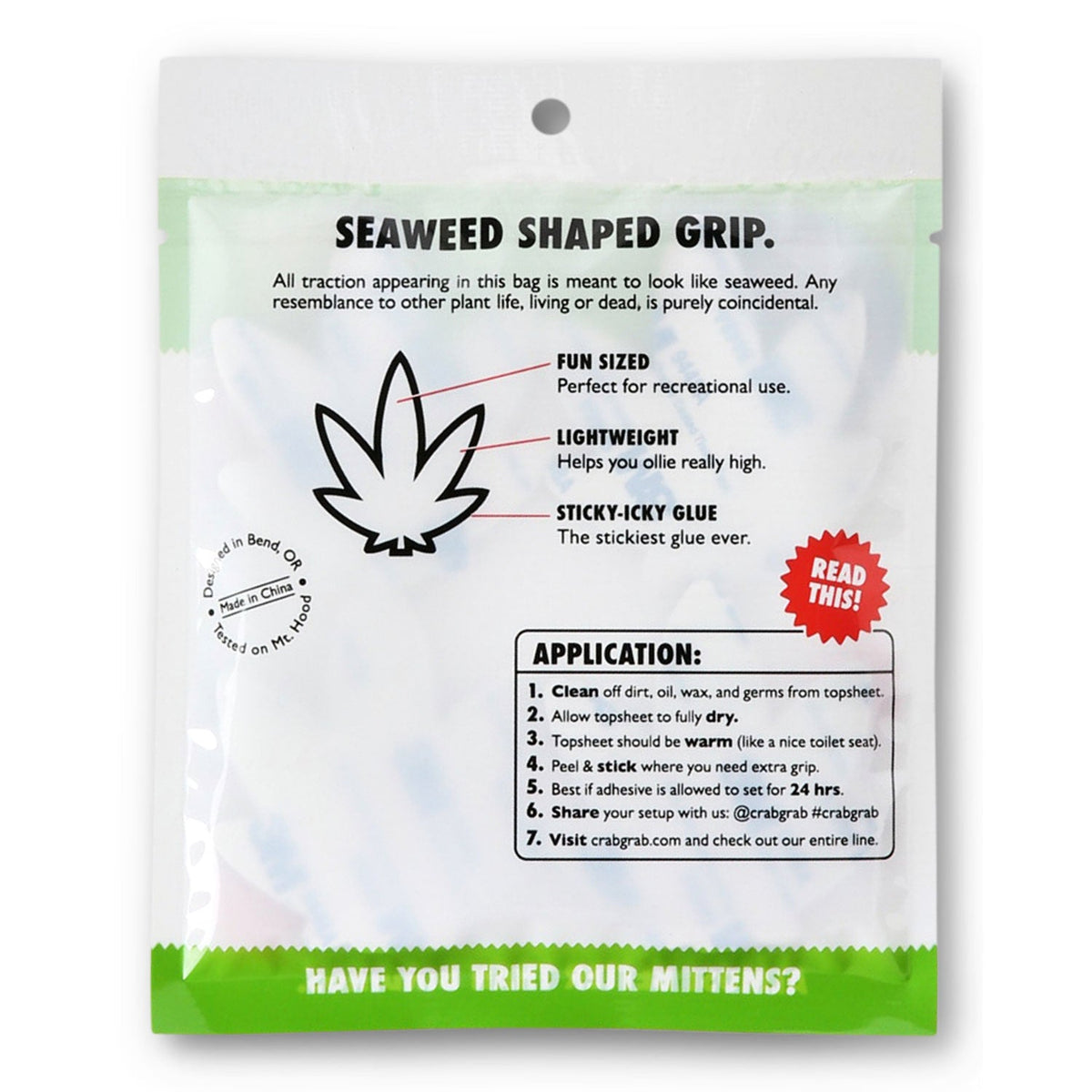 Crab Grab Mini Seaweed Stomp Pads - The Snowboard Shop