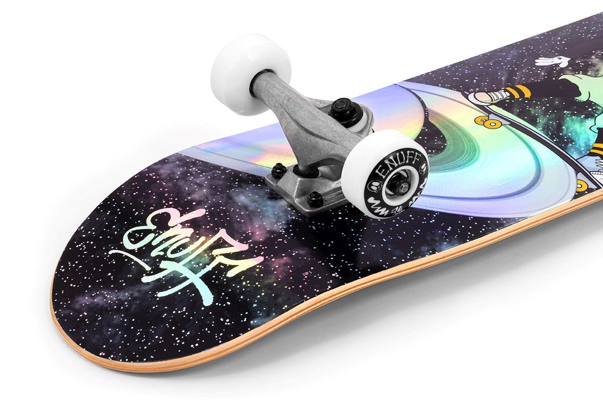 Enuff Skully Hologram Mini Complete Skateboard - 7.25" - The Snowboard Shop
