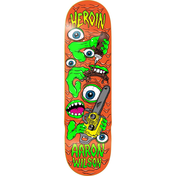 Heroin Aaron Wilson Mutate Or Die Deck - 8.5" - The Snowboard Shop