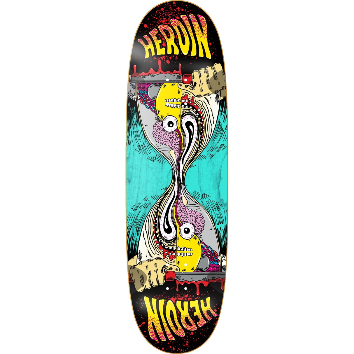 Heroin Merged Anatomy Razor Egg Deck - The Snowboard Shop