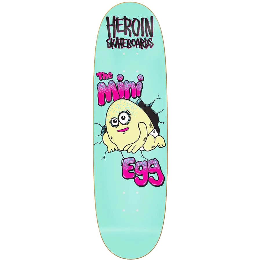 Heroin Mini Egg Deck - 8.38" - The Snowboard Shop