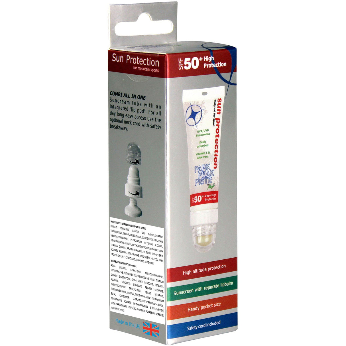 Manbi SPF Combi Sunscreen & Lip Balm - The Snowboard Shop