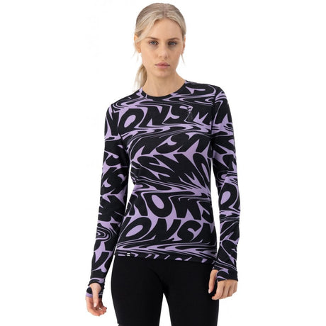 Mons Royale Cascade Flex 200 Women's Crew Base Layer - The Snowboard Shop