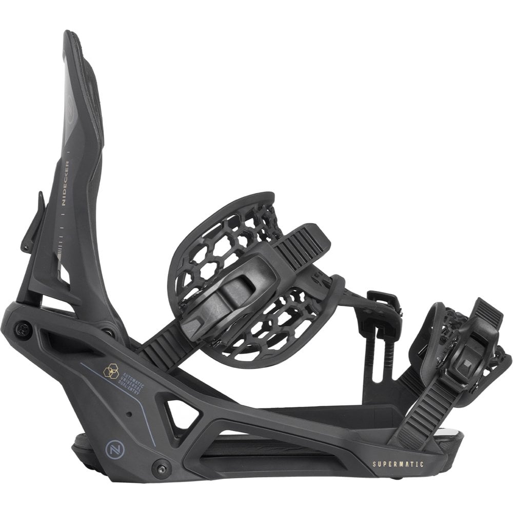Nidecker Supermatic Snowboard Bindings 2025 - The Snowboard Shop