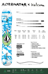 Nitro Alternator X Volcom Snowboard 2024 - The Snowboard Shop
